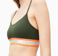 Calvin Klein Podprsenka QF5459 - FDX Women´s Unlined Bralette - Calvin Klein khaki S