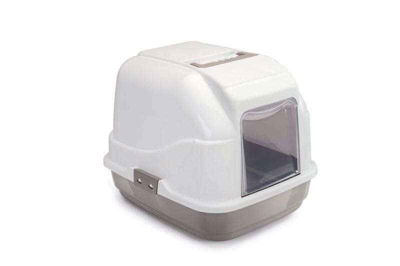 Levně IMAC Krytý kočičí záchod s uhlíkovým filtrem a lopatkou, béžový 50