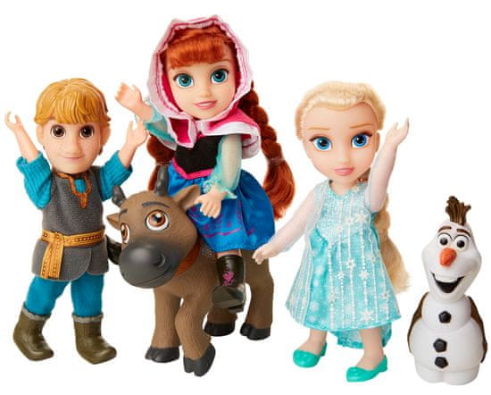 ADC Blackfire Frozen 2: Velký set s figurkami Anna, Elsa, Olaf, Kristoff 15 cm