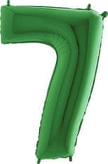 Grabo Nafukovací balónek číslo 7 zelený 102cm extra velký 