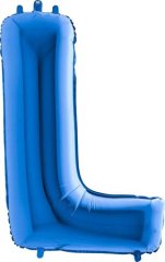 Grabo Nafukovací balónek písmeno L modré 102 cm -
