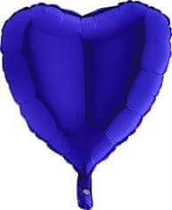 Grabo Nafukovací balónek modré srdce 46 cm 