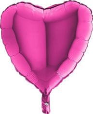 Nafukovací balónek růžové srdce 46 cm 