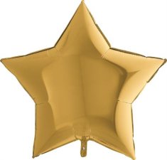 Grabo Nafukovací balónek zlatá hvězda 91 cm -