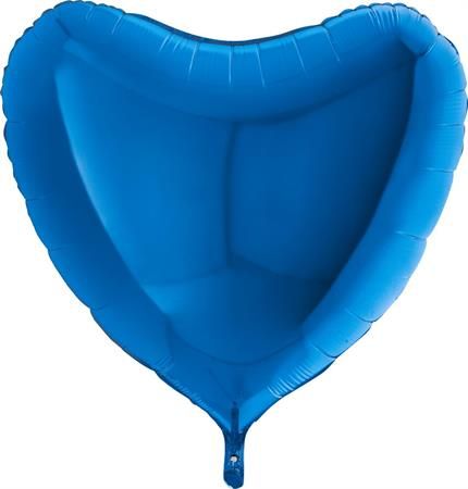 Grabo Nafukovací balónek modré srdce 91 cm