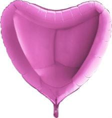 Nafukovací balónek růžové srdce 91 cm 
