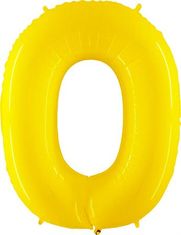 Grabo Nafukovací balónek číslo 0 žlutý 102cm extra velký 
