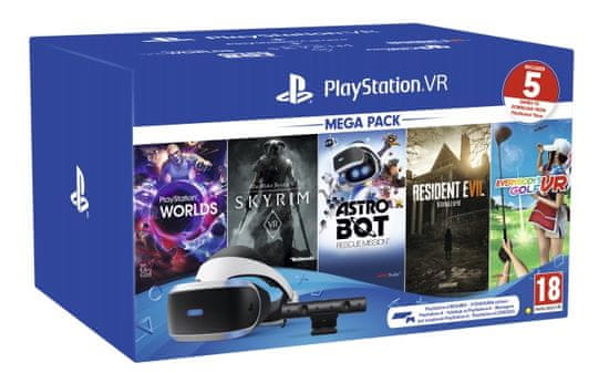 Sony PlayStation VR v2 + Kamera v2 + VR World, (PS719999102)