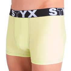 Styx Pánské boxerky sportovní guma nadrozměr zelenkavé (R4) - velikost XXXL