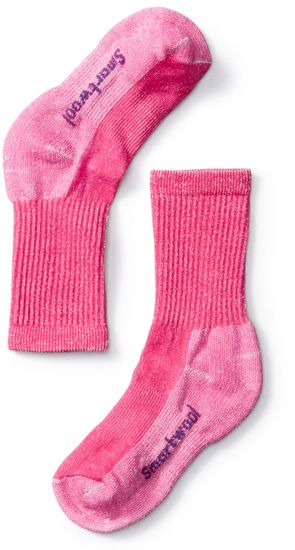 SmartWool dětské ponožky K HIKE LIGHT CREW potion pink