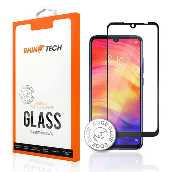 RhinoTech Tvrzené ochranné 2,5D sklo pro Xiaomi Redmi 6/6A, Edge Glue, černá (RTX001)