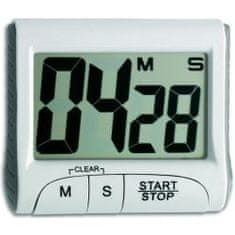 TFA 38.2021.02 digitální časovač a stopky s paměťovou funkcí, bílý