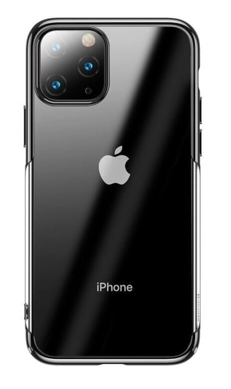 BASEUS Glitter Series ochranný kryt pro Apple iPhone 11 Pro Max, černý, WIAPIPH65S-DW0