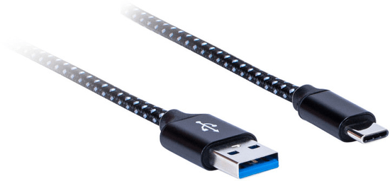 AQ Premium PC67010, kabel USB-C - USB 3.1 A, délka 1 m