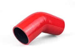 Escape6 Silikonové koleno 45° s vnitřním průměrem 60 mm, barva: červená