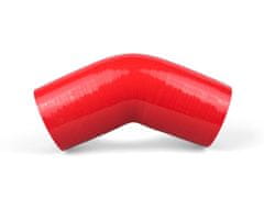 Escape6 Silikonové koleno 45° s vnitřním průměrem 60 mm, barva: červená