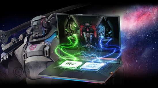 Herní notebook Asus ROG Strix 15,6 palce Intel 9. generace dedikovaná grafika rychlý herní centrum