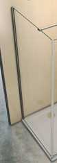 H K Pevná boční stěna MELODY F1 70x195cm, sklo čiré 