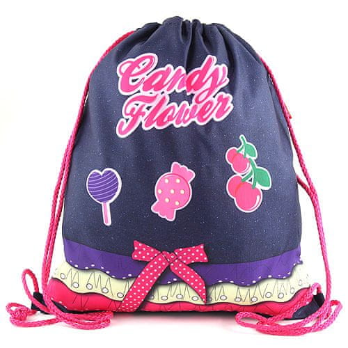 Target Sportovní vak , Candy Flower - výjimečný sportovní vak, barva fialová