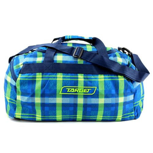 Target Cestovní taška , Kostkovaná, modro-zelená