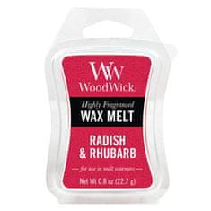 Woodwick vonný vosk Radish & Rhubarb (Ředkev a rebarbora) 23g