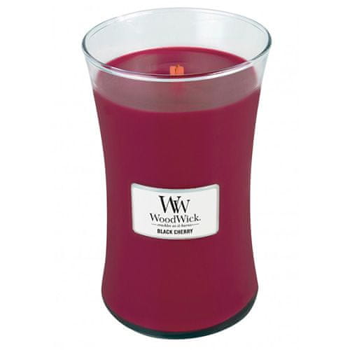 Woodwick Svíčka oválná váza , Černá třešeň, 609.5 g