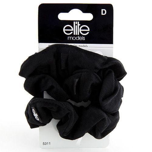 Elite Models Gumičky látkové 3ks , 3ks, černé, průměr 7cm