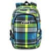 Target Studentský batoh , Zeleno-modrý kostkovaný