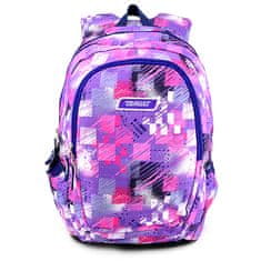 Target Studentský batoh , Růžovo-fialový se vzorem