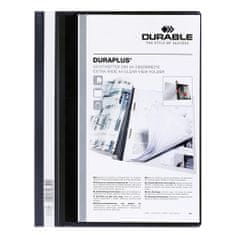 Durable Desky s rychlovazačem , Duraplus, A4, černý