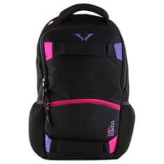 Target Sportovní batoh , černo-fialový zip