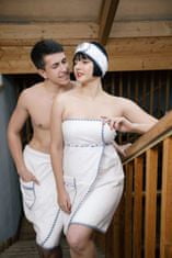 Pánský bílý kilt do sauny Mr. Captain, L-XL