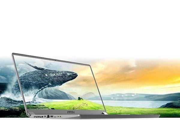 herný notebook MSI P75 Creator 9SE-492CZ ľahký kompaktný verný obraz IPS Full HD