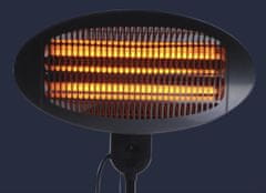 Excellent Electrics PROGARDEN Ohřevná topná lampa stojící infrazářič 2000W KO-EE5000030