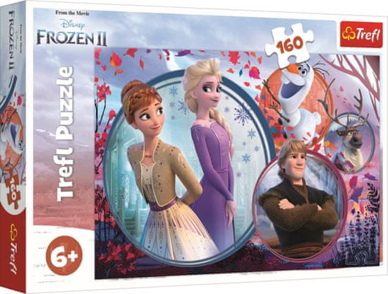 Trefl Puzzle Ledové království 2: Sesterské dobrodružství 160 dílků