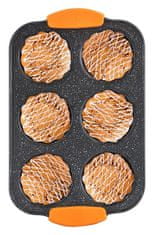 Berlingerhaus Forma na muffiny 6 ks silikonové rukojeti 29 x 18 x 3 Granit Diamond Line