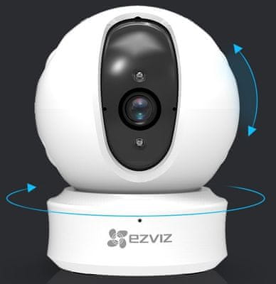 Bezpečnostná IP kamera EZVIZ C6C HD, rozlíšenie HD, nočné videnie, detekcia pohybu, zoom, rotačná