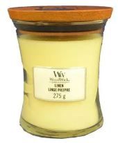 Woodwick Linen 275,0 gr váza střední