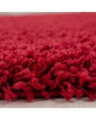 Ayyildiz Kusový koberec Dream Shaggy 4000 Red Kruh 120x120 (průměr) kruh
