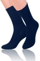 Amiatex Pánské ponožky 018 dark blue + Ponožky Gatta Calzino Strech, tmavě modrá, 35/38