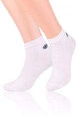 Amiatex Pánské ponožky 046 white + Ponožky Gatta Calzino Strech, bílá, 38/40
