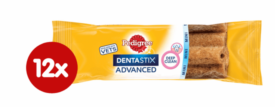Pedigree Dentastix Advanced dentální tyčinka pro psy malých plemen 12× 40 g