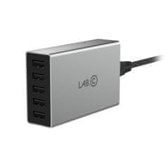 Lab.C X5 5Port USB Wall Charger - šedý (LABC-587-GR_KR) - zánovní
