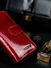 Lorenti Dámská luxusní kožená peněženka Lucy, červená