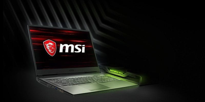 Herní notebook MSI GP65 Leopard 9SE-212CZ výkonný design procesor Intel 9. generace grafika NVIDIA full HD rozlišení