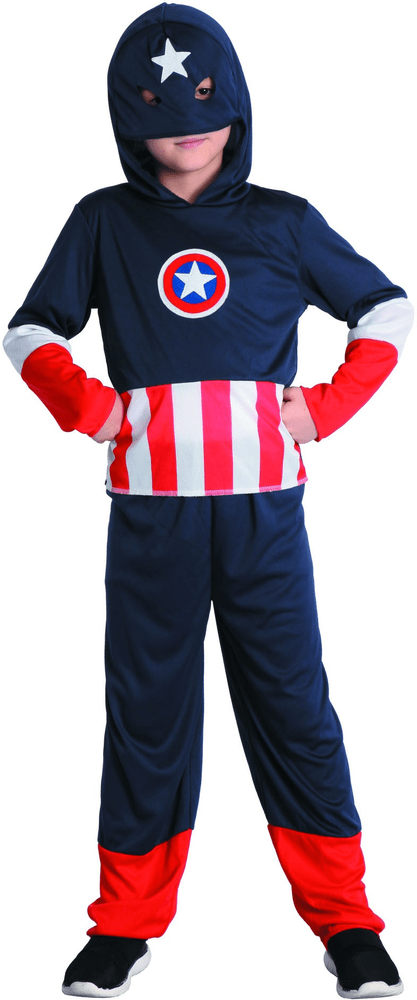 Levně MaDe Šaty na karneval - Captain Amerika 110 - 116