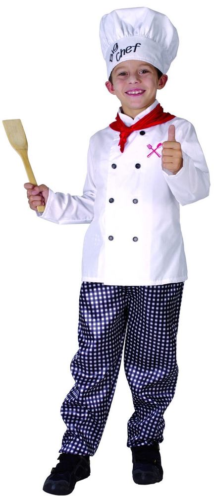 Levně MaDe Karnevalový kostým kuchař 134 - 140