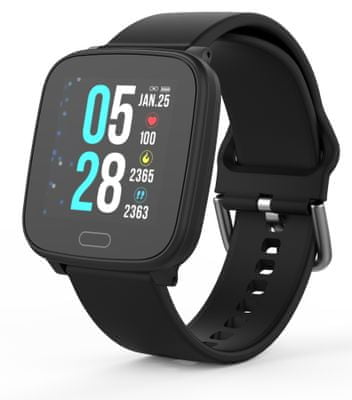 Chytré hodinky Carneo SlimFit+, stříbrný sledování tepu, monitorování spánku, chytré sportovní režimy