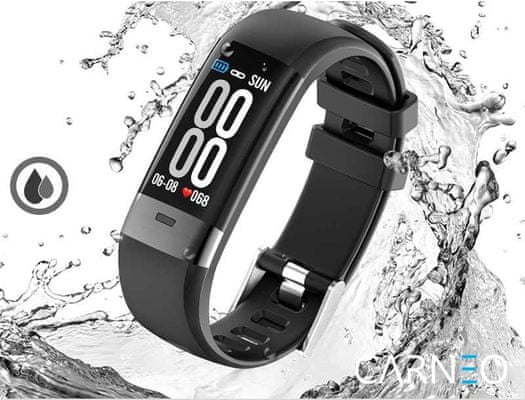 Chytré hodinky Carneo H-Life Platinum tepová frekvence, krevní tlak, srdeční aktivita, aktivita, monitorování spánku