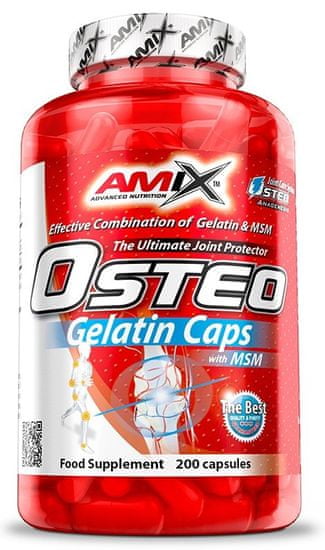 Amix Nutrition Osteo Gelatin Caps 200 kapslí